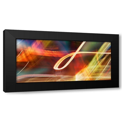 Aurora Black Modern Wood Framed Art Print with Double Matting by McMasters, James