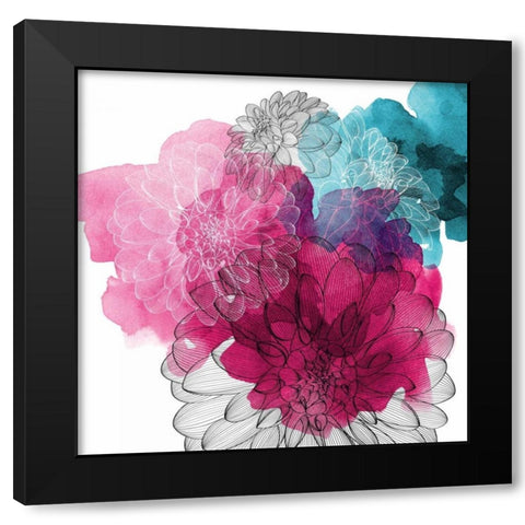 Tripping on Love Black Modern Wood Framed Art Print by Calaguiro, Kevin