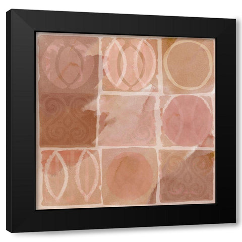 Terra Rosa I Black Modern Wood Framed Art Print by Kouta, Flora