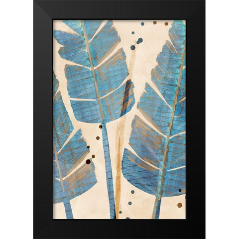 Limewash Palm II Black Modern Wood Framed Art Print by Douta, Flora