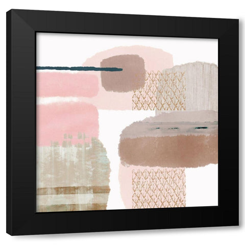 Afternoon Love I Black Modern Wood Framed Art Print with Double Matting by Kouta, Flora