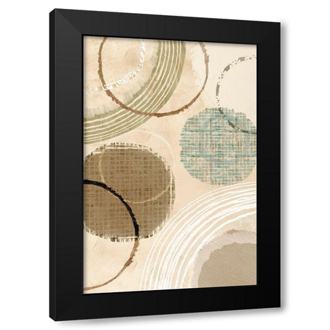 Woven Baskets II Black Modern Wood Framed Art Print by Kouta, Flora