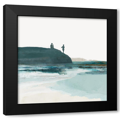 Cosstal Adventure II Black Modern Wood Framed Art Print by Kouta, Flora