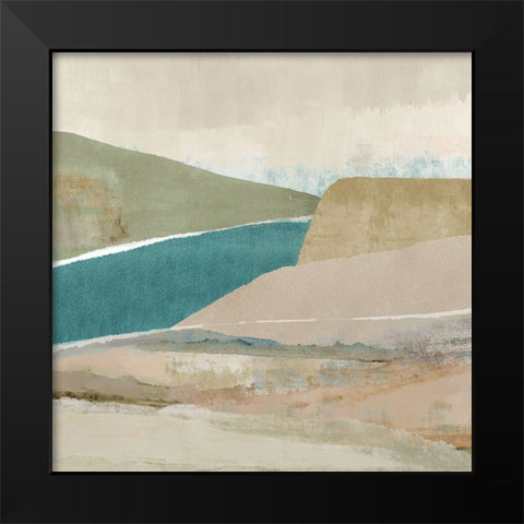 Brightstone Bay II  Black Modern Wood Framed Art Print by Kouta, Flora