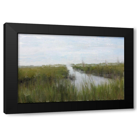 Marshland Black Modern Wood Framed Art Print with Double Matting by Curinga, Kim