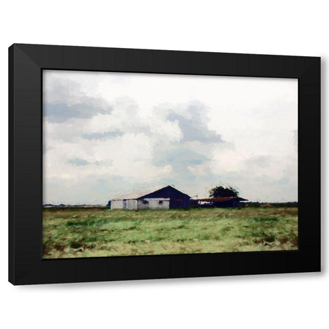 Abandoned Black Modern Wood Framed Art Print with Double Matting by Curinga, Kim