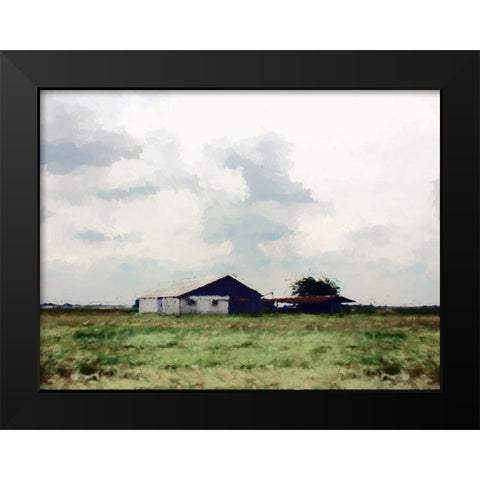Abandoned Black Modern Wood Framed Art Print by Curinga, Kim