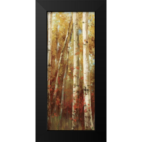 Birch Forest I Black Modern Wood Framed Art Print by K, Ella