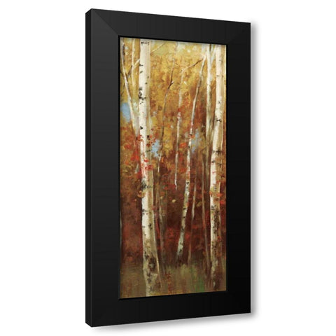 Birch Forest II Black Modern Wood Framed Art Print with Double Matting by K, Ella