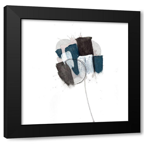 Float On  Black Modern Wood Framed Art Print by Rupe, Kim