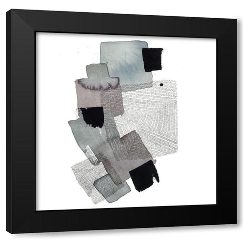 Tiptoe  Black Modern Wood Framed Art Print by Rupe, Kim