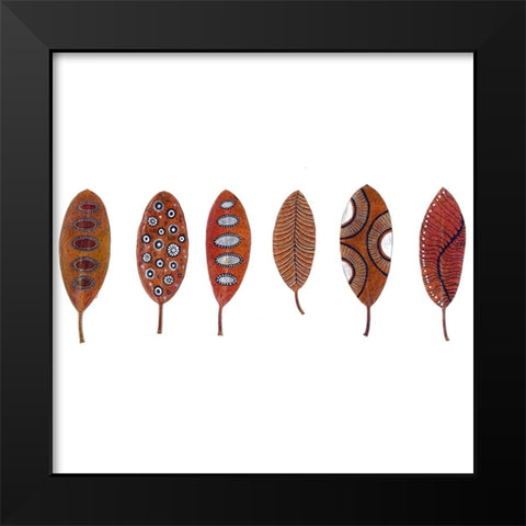 Fallin I Black Modern Wood Framed Art Print by Rupe, Kim
