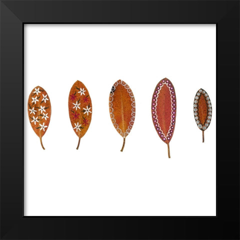 Fallin II Black Modern Wood Framed Art Print by Rupe, Kim