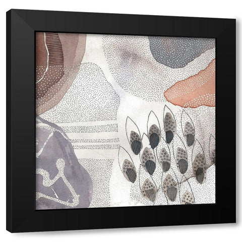 Jager Black Modern Wood Framed Art Print by Rupe, Kim