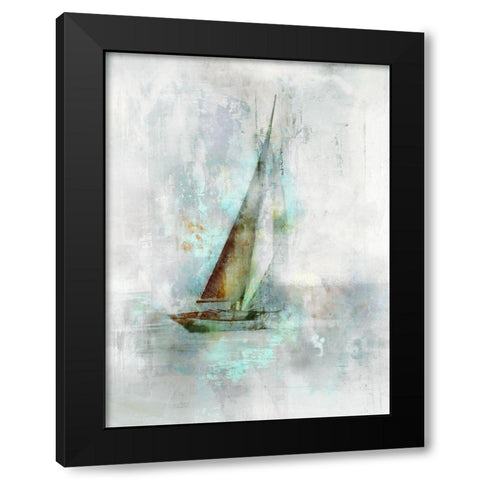 Sailboat I  Black Modern Wood Framed Art Print by Roko, Ken