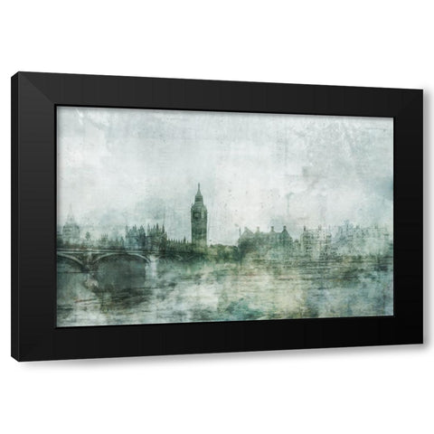 London Calling Black Modern Wood Framed Art Print by Roko, Ken