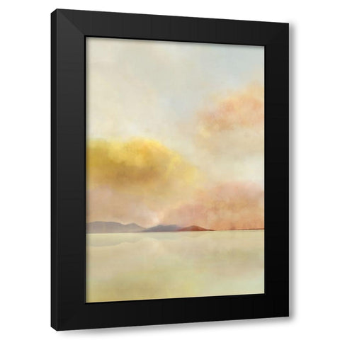 Sunset Landscape I Black Modern Wood Framed Art Print by Roko, Ken