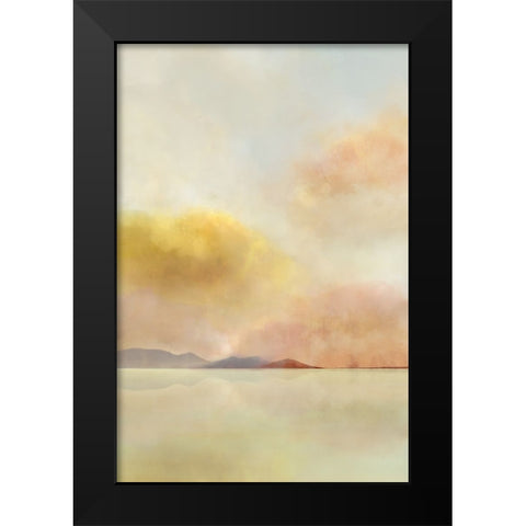 Sunset Landscape I Black Modern Wood Framed Art Print by Roko, Ken