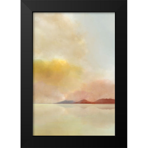 Sunset Landscape II Black Modern Wood Framed Art Print by Roko, Ken