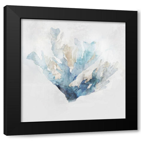 Blue Coral Reef I Black Modern Wood Framed Art Print by Roko, Ken