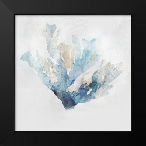 Blue Coral Reef I Black Modern Wood Framed Art Print by Roko, Ken