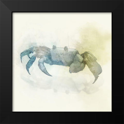 Indigo Crab IIÂ  Black Modern Wood Framed Art Print by Roko, Ken