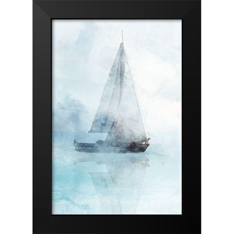 Sailing Boat I  Black Modern Wood Framed Art Print by Roko, Ken