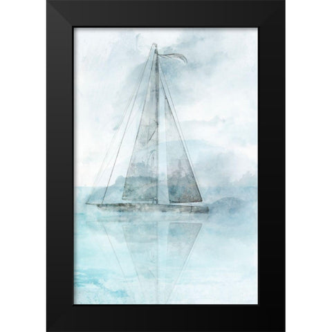 Sailing Boat II  Black Modern Wood Framed Art Print by Roko, Ken