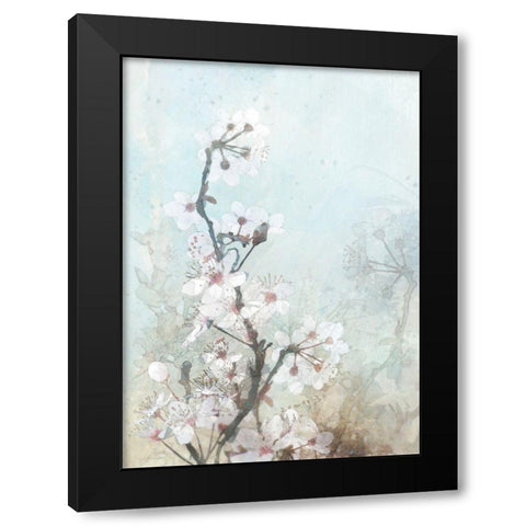 Climbing Cherry Blossoms II  Black Modern Wood Framed Art Print by Roko, Ken