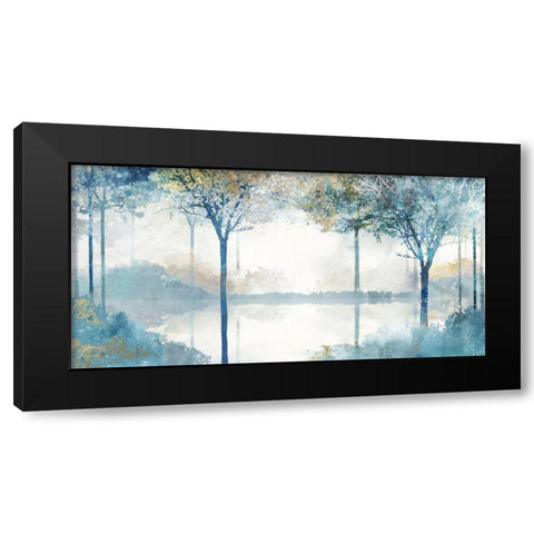 Blue Forest Lookout I  Black Modern Wood Framed Art Print with Double Matting by Roko, Ken