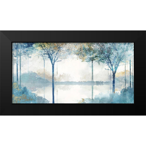 Blue Forest Lookout I  Black Modern Wood Framed Art Print by Roko, Ken