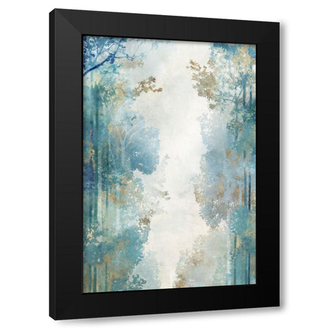 Bluegate IIÂ  Black Modern Wood Framed Art Print with Double Matting by Roko, Ken