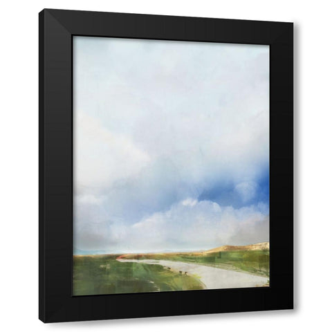 Above the Clouds I Black Modern Wood Framed Art Print by Roko, Ken
