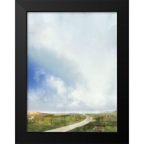 Above the Clouds II Black Modern Wood Framed Art Print by Roko, Ken