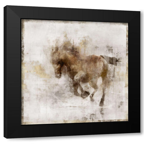 Long Road Home Black Modern Wood Framed Art Print with Double Matting by Roko, Ken
