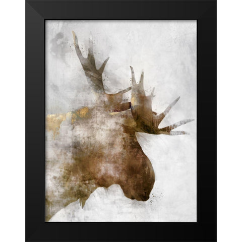 Bronze Wildlife Black Modern Wood Framed Art Print by Roko, Ken