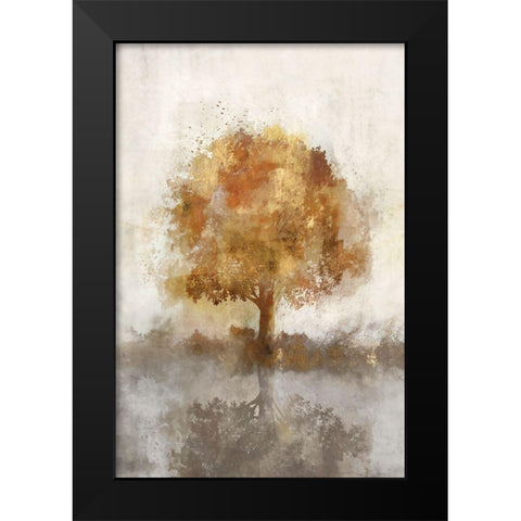 Auburn Breeze II Black Modern Wood Framed Art Print by Roko, Ken