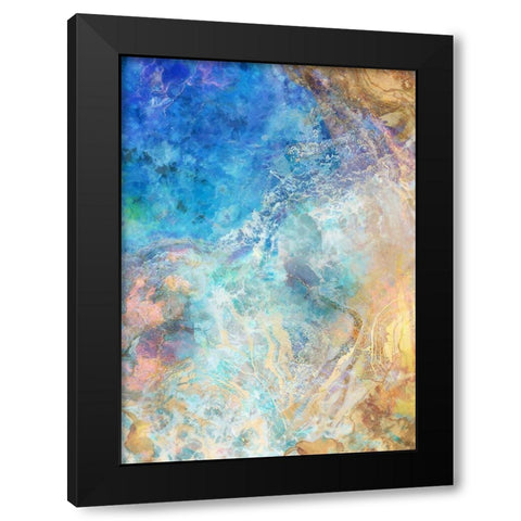 Oceanic Gold II Black Modern Wood Framed Art Print by Roko, Ken