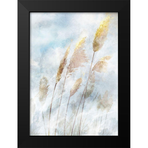 Reed Field II Black Modern Wood Framed Art Print by Roko, Ken