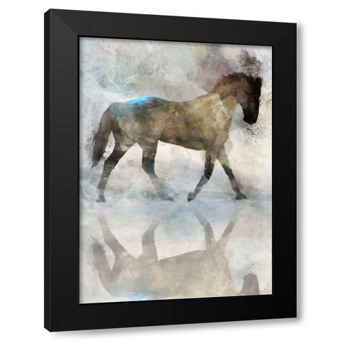 Gentle Walk I  Black Modern Wood Framed Art Print with Double Matting by Roko, Ken