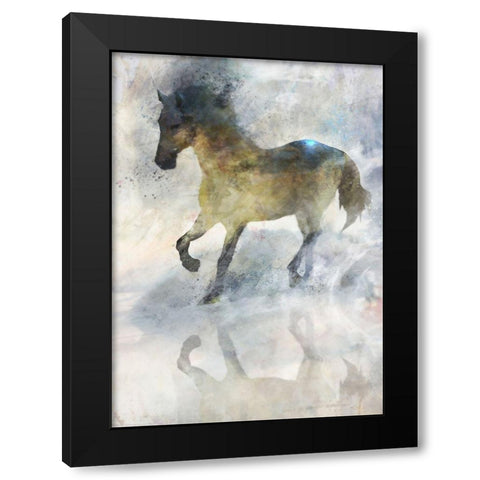 Gentle Walk II Black Modern Wood Framed Art Print by Roko, Ken