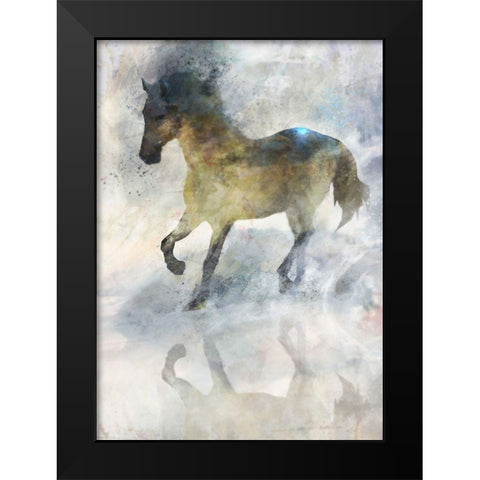 Gentle Walk II Black Modern Wood Framed Art Print by Roko, Ken