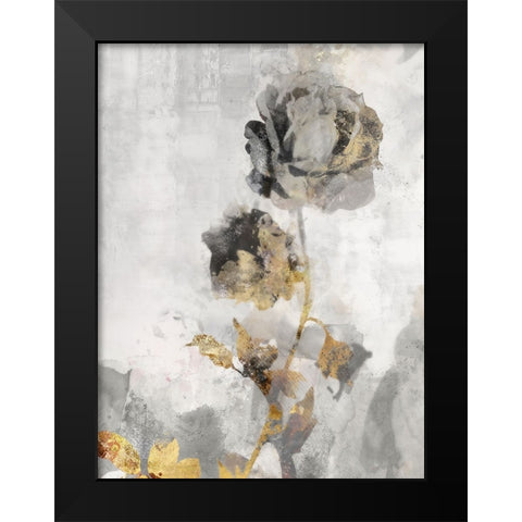 Black Roses I Black Modern Wood Framed Art Print by Roko, Ken