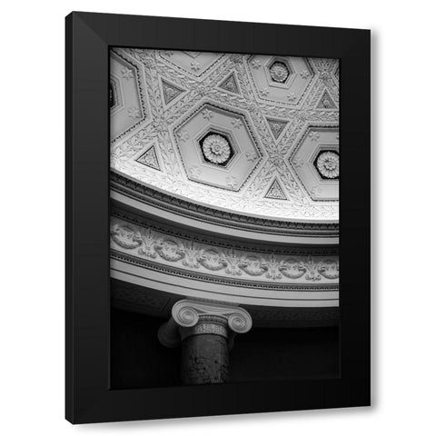 Multiple Stars Black Modern Wood Framed Art Print by Millet, Karyn