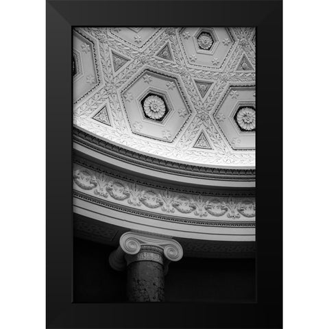 Multiple Stars Black Modern Wood Framed Art Print by Millet, Karyn