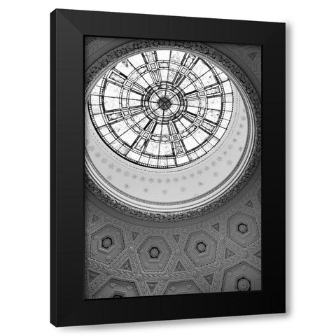 Oculus Black Modern Wood Framed Art Print by Millet, Karyn