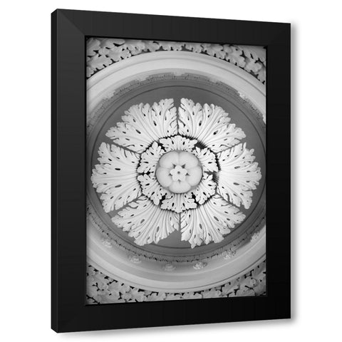 Latticary Black Modern Wood Framed Art Print with Double Matting by Millet, Karyn