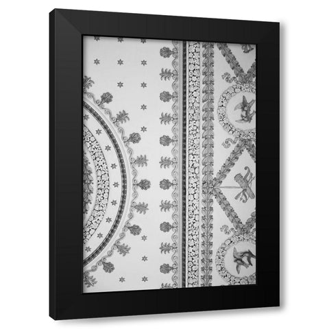 Birmingham Palace Black Modern Wood Framed Art Print by Millet, Karyn