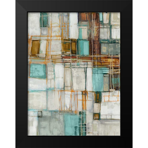 Midnight Waltz II Black Modern Wood Framed Art Print by Mirabelli, Lori