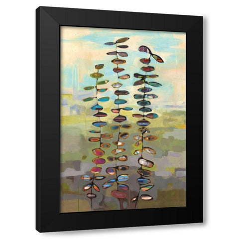 Garden Ombre Black Modern Wood Framed Art Print by Colden, Jane